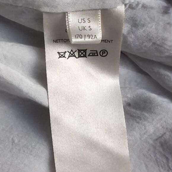 Free people Indigo navy Stella longline striped  double breasted  blazer SMALL - Picture 5 of 12